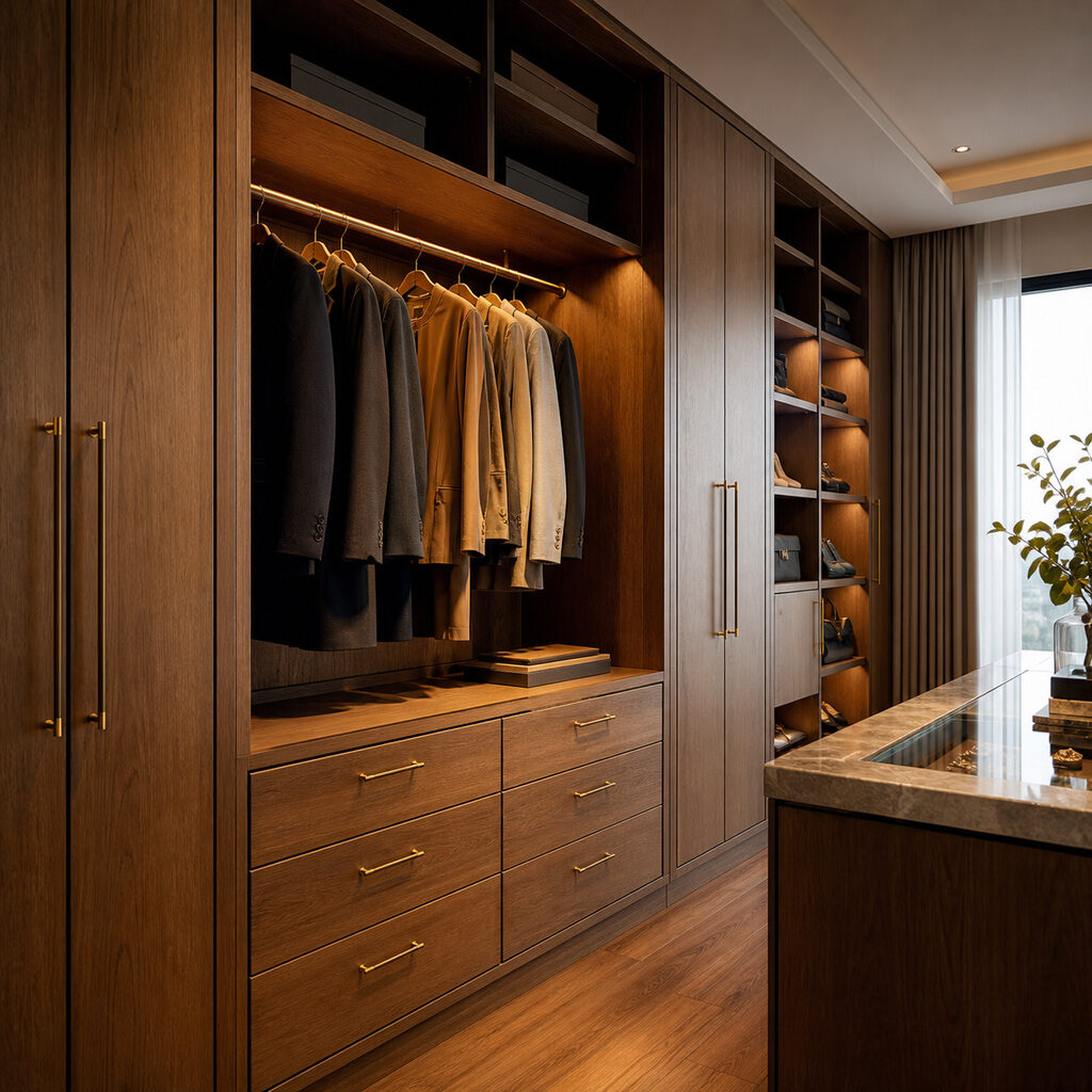 Walk-in wardrobe